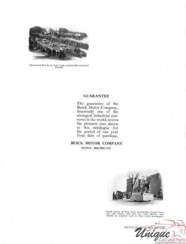 1911 Buick Catalogue Page 10